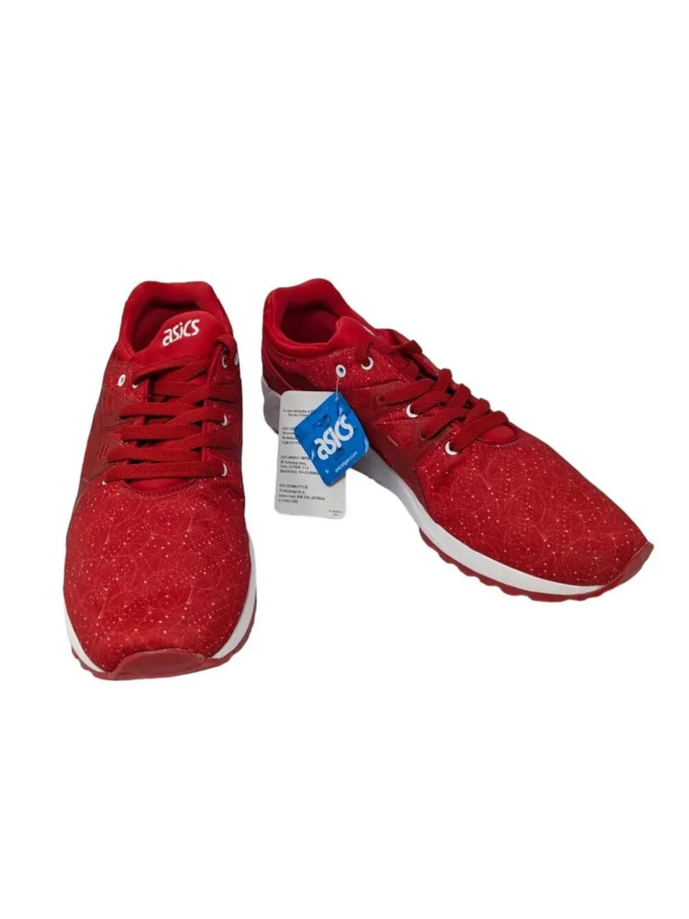 Mens Asics Gel-Kayano Trainer EVO Red Running Shoes Sneakers Trainers Size 11